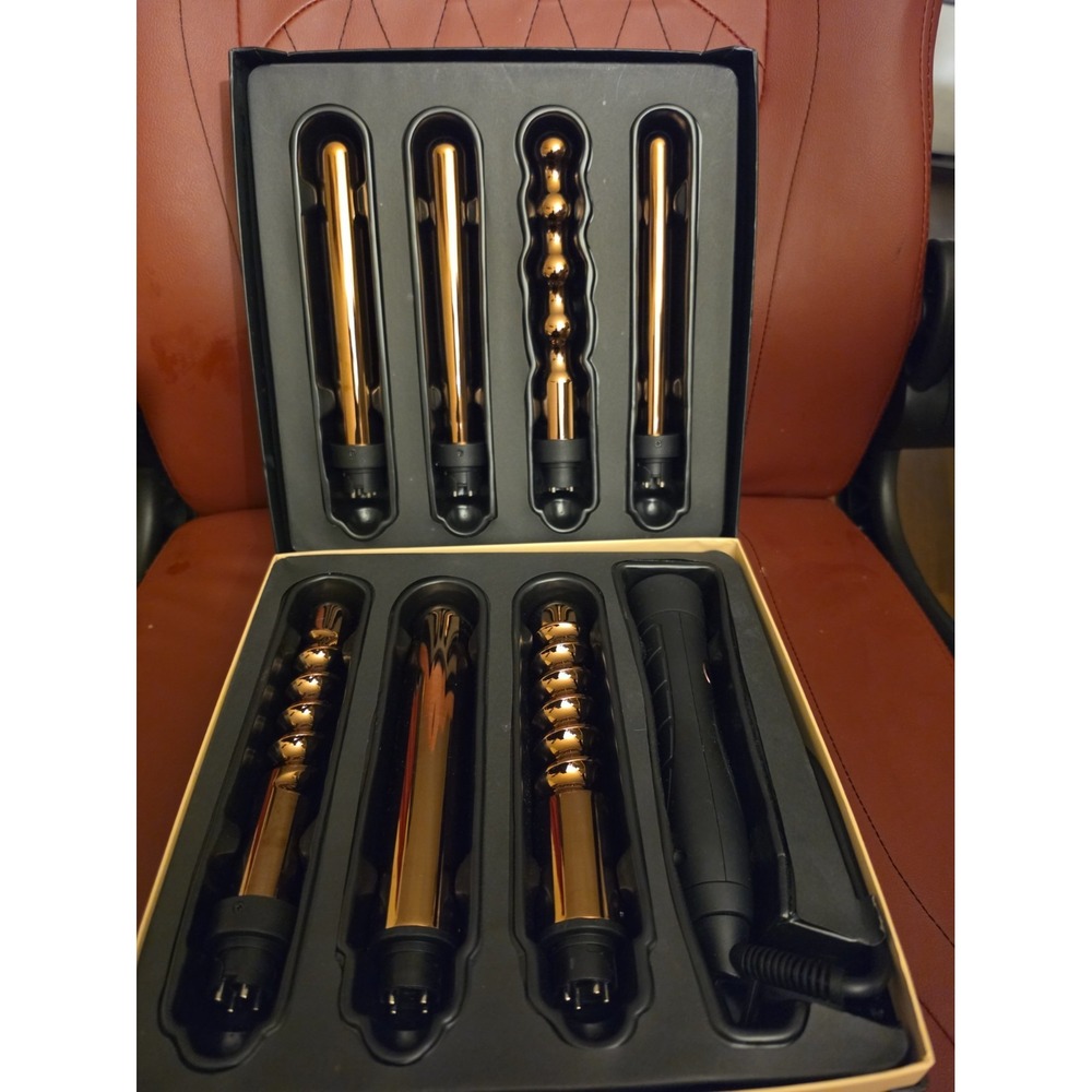 FoxyBae ROSE GOLD 3 in 1 CURLING WAND